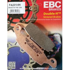 EBC Brakes Double-H Sintered Superbike Brake Pads Rear - FA231HH EBC Brakes Double-H Sintered Superbike Brake Pads Rear - FA231HH
